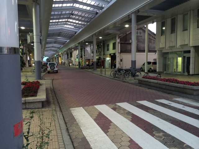 帯広広小路商店街のアーケード